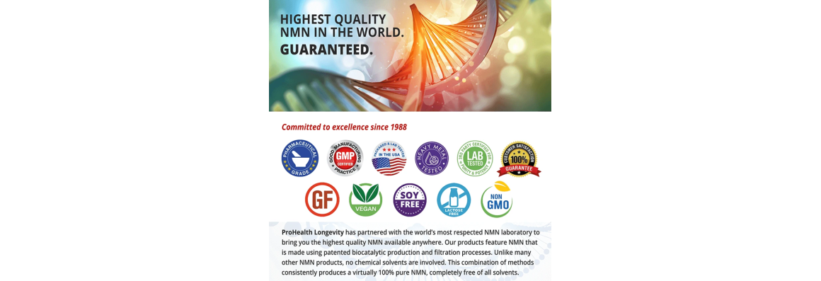 Eneste NMN solgt fra norsk butikk som er klinisk testet